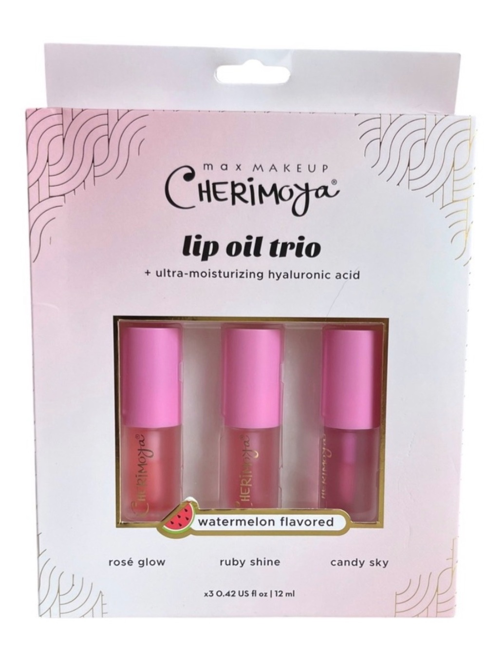6 - 🍉 Cherimoya Watermelon Lip Oil Trio - Picture 2 of 4